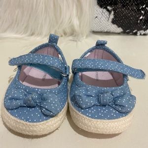 Baby girl summer shoes blue